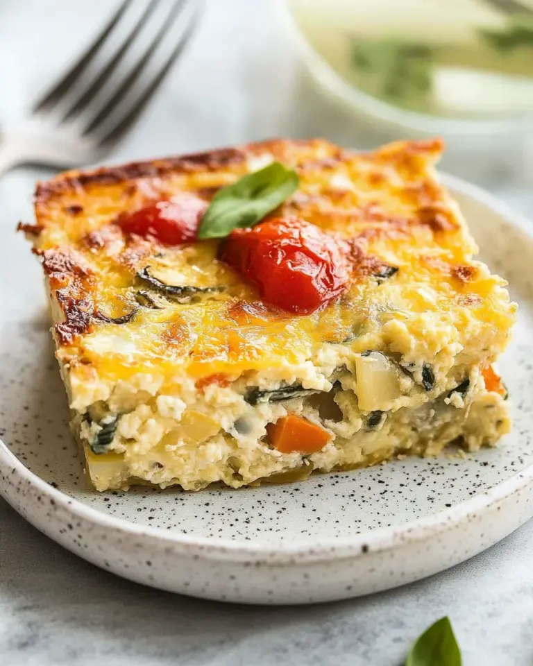 Healthy Cottage Cheese Egg Bake