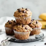 Healthy Peanut Butter Banana Muffins