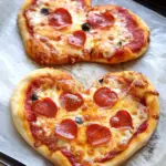 Heart-Shaped Pizza