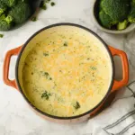 High Protein Broccoli Cheddar Soup