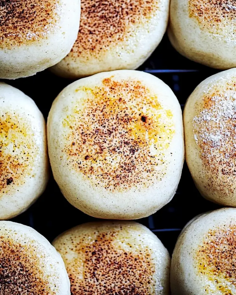 Homemade Sourdough English Muffins