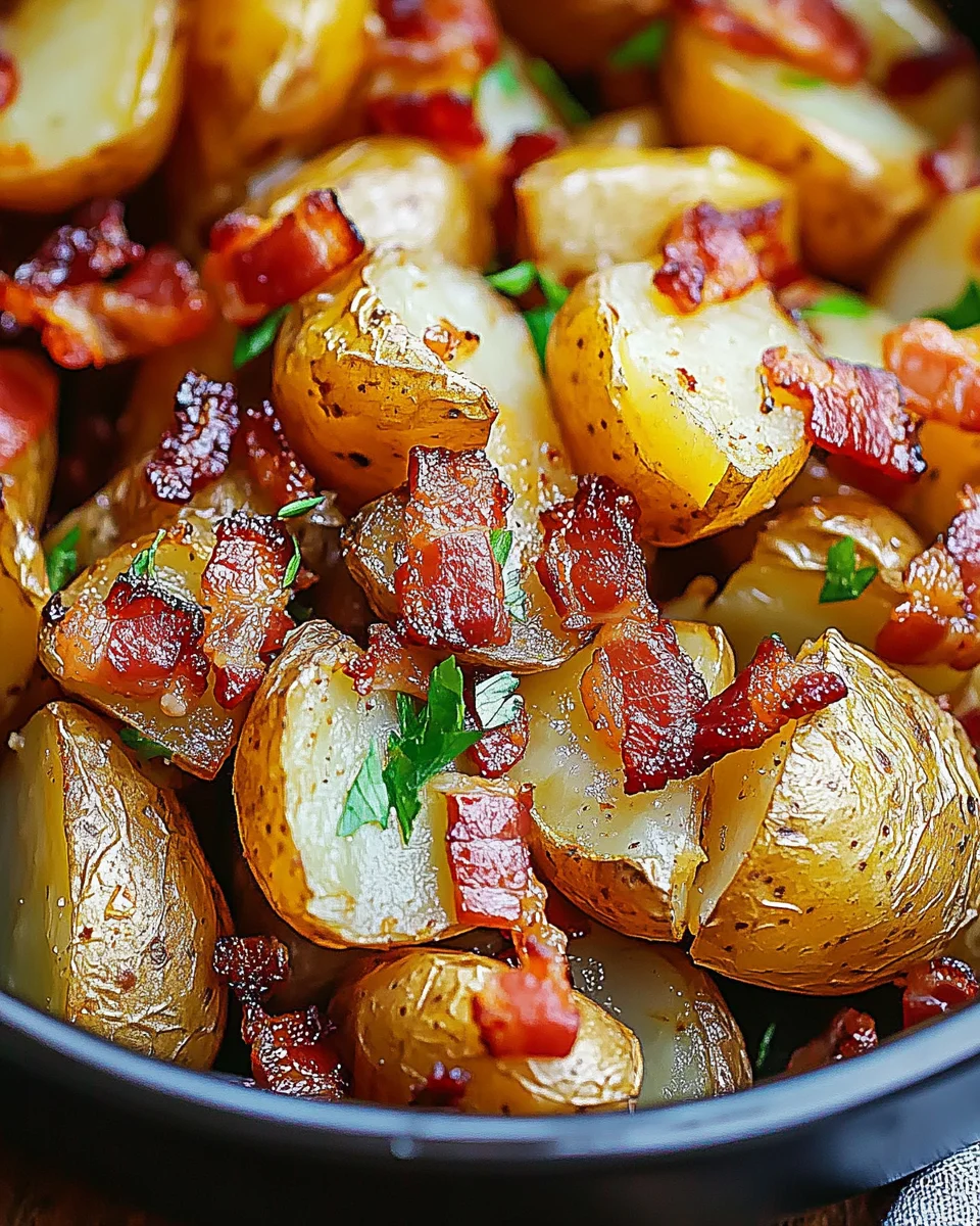 Honey Bacon Roasted Potatoes