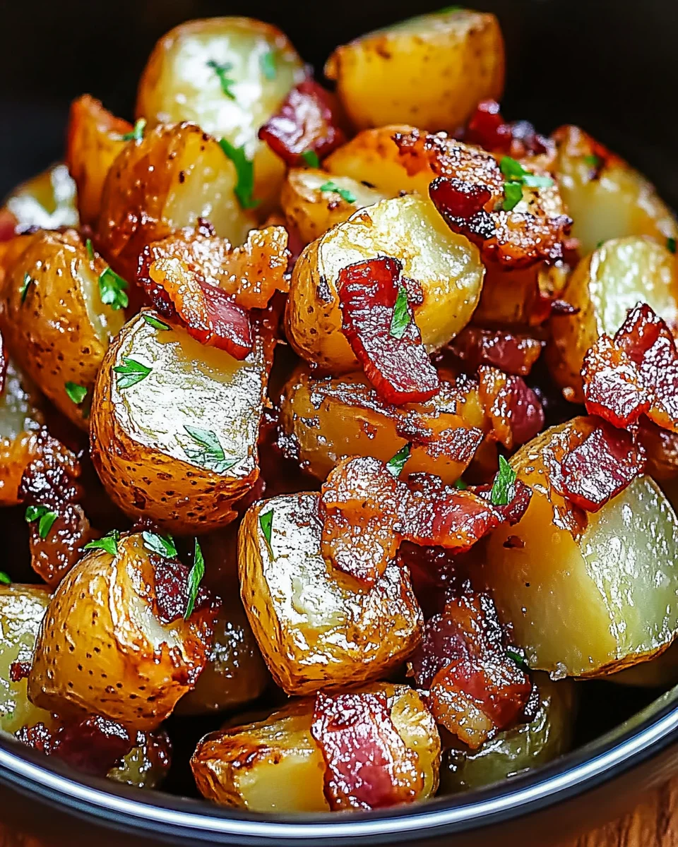 Honey Bacon Roasted Potatoes 20 Honey