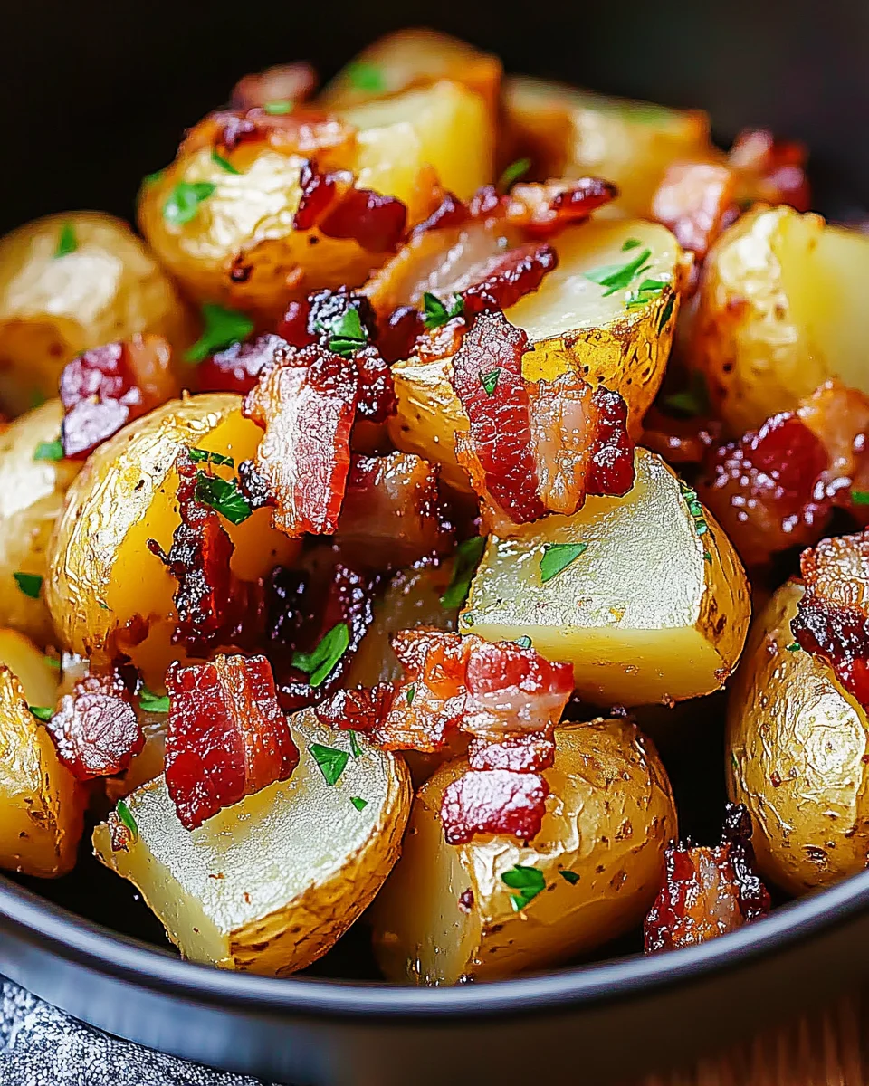 Honey Bacon Roasted Potatoes 22 Honey
