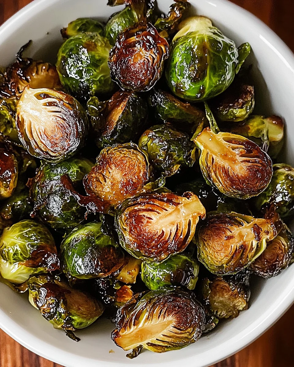 Honey Balsamic Brussels Sprouts