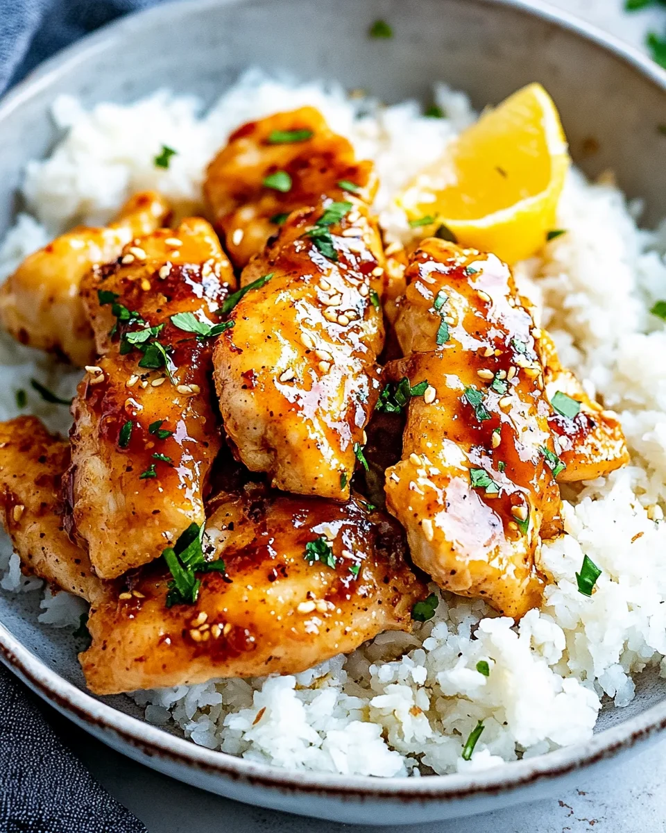 Honey Butter Garlic Chicken