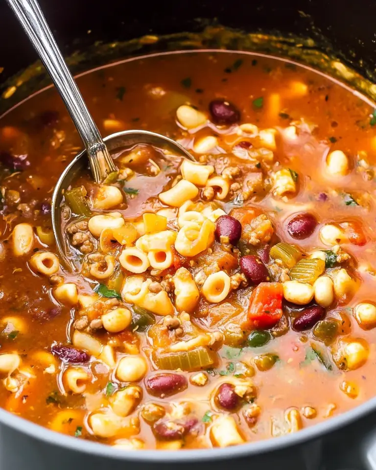 Italian Pasta Fagioli Soup