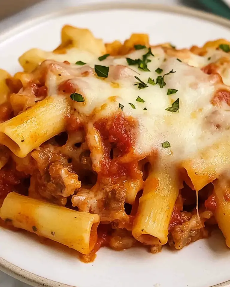 Italian Sausage Baked Ziti