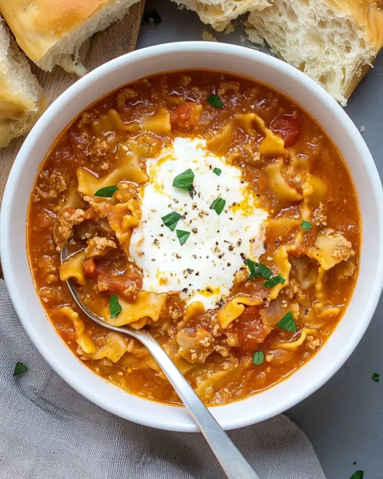 Lasagna Soup