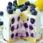 Lemon Blueberry Cheesecake Cake