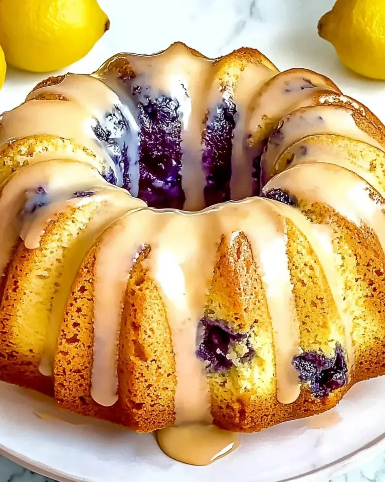 Lemon Blueberry Pound Cake