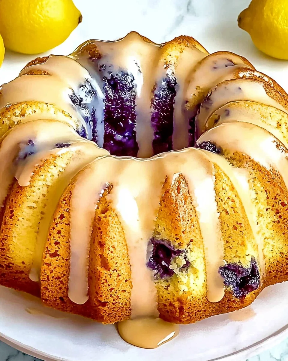 Lemon Blueberry Pound Cake