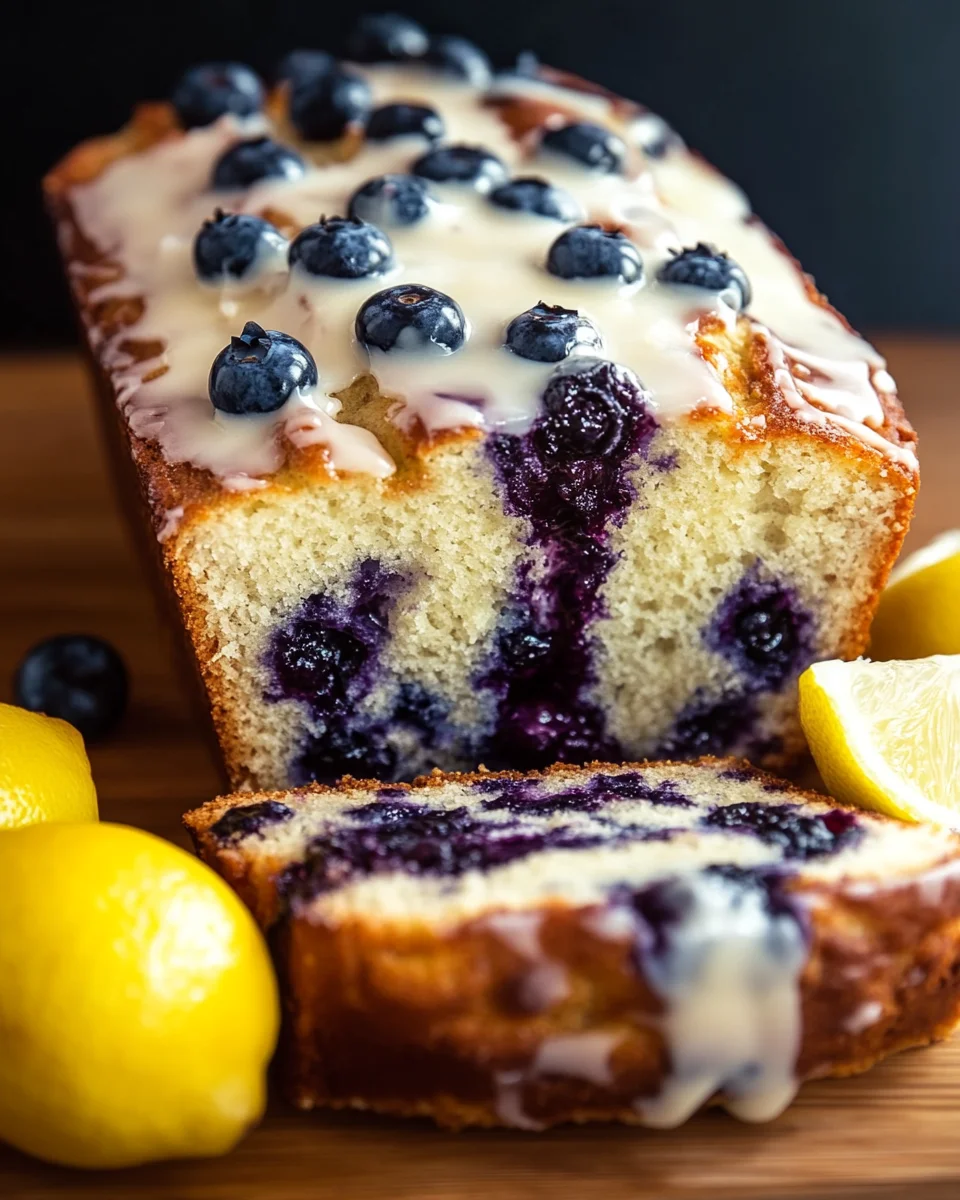 Lemon Blueberry Yogurt Loaf