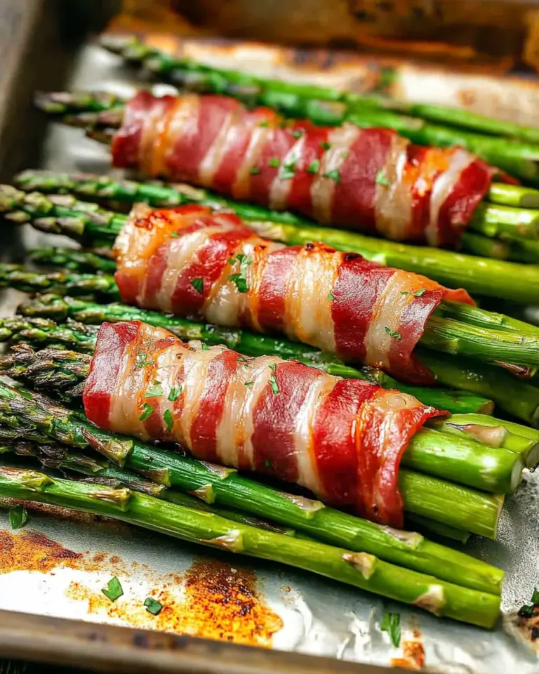 Low Carb Bacon Wrapped Asparagus