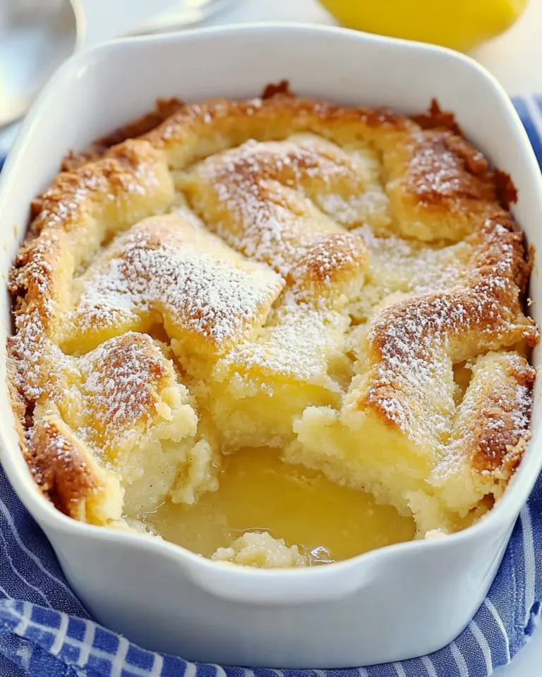 Magic Lemon Cobbler