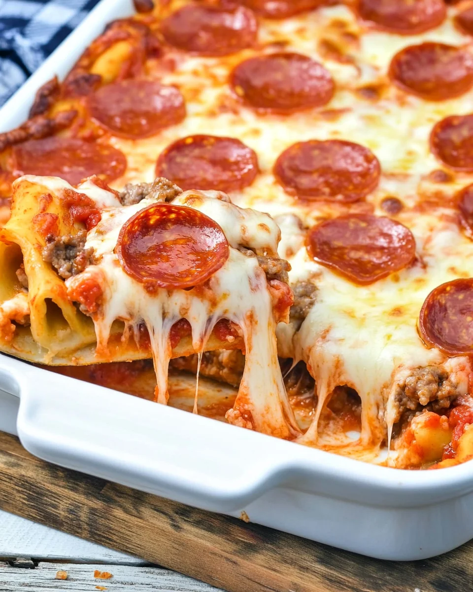 Meat Lover’s Pizza Casserole