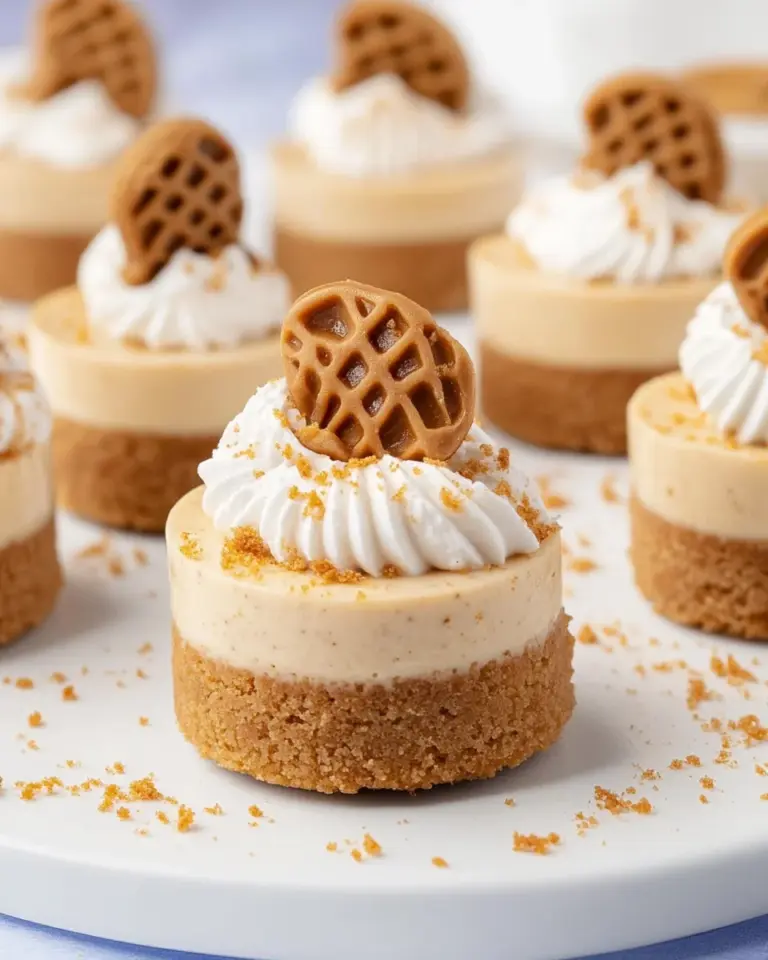 Mini Biscoff Cheesecakes
