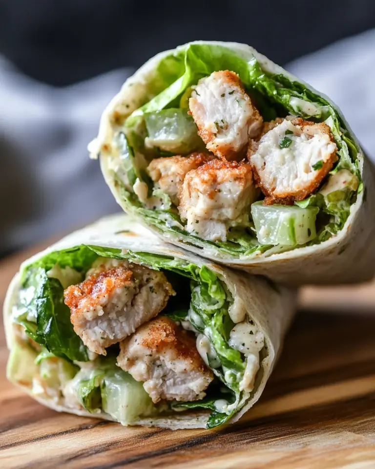 Miso Chicken Caesar Wraps