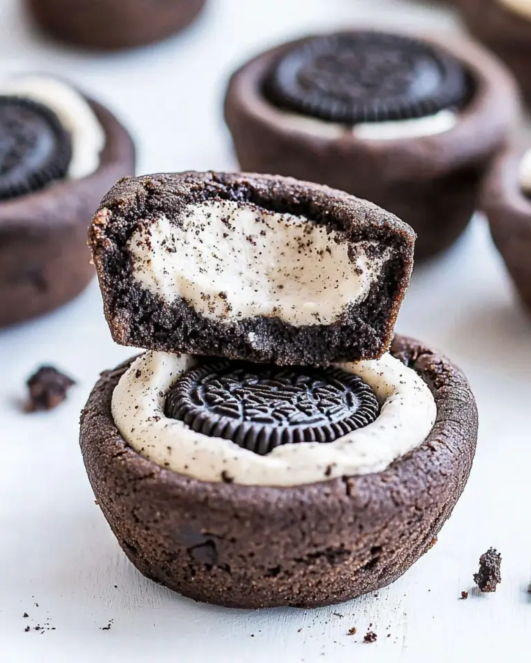Oreo Cheesecake Cookie Cups