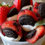 Oreo Truffle-Stuffed Strawberries