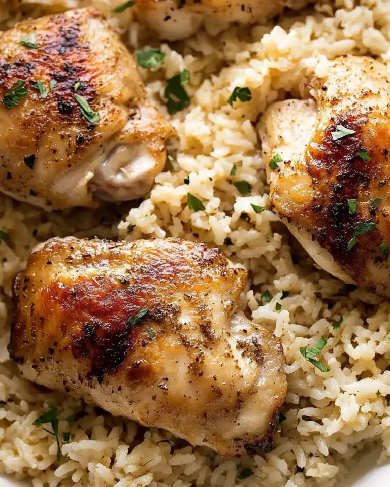 Oven-Baked Chicken and Rice