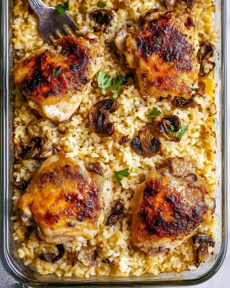 Oven Baked Chicken and Rice