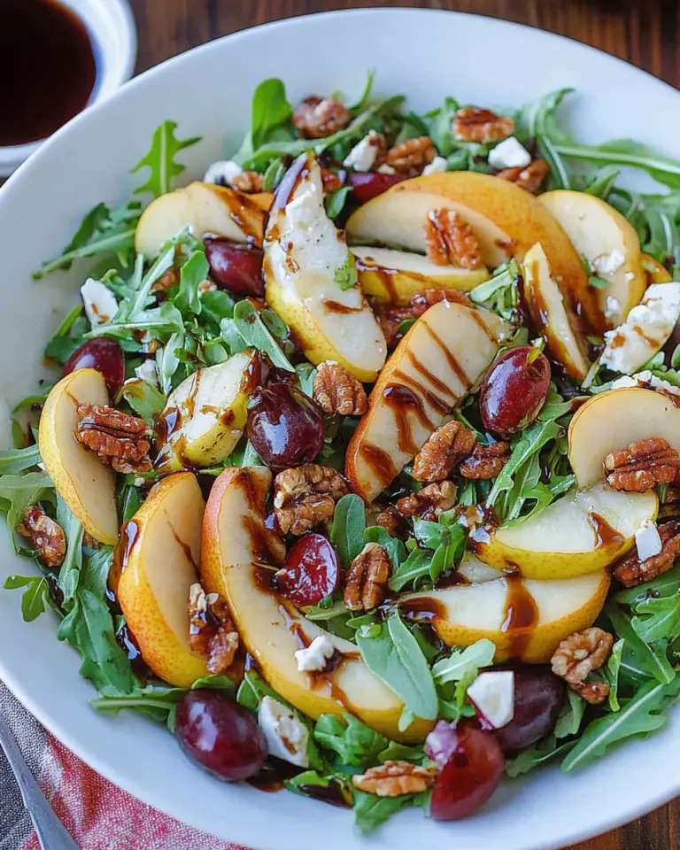 Pear Salad with Balsamic Vinaigrette