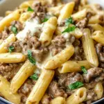 Philly Cheesesteak Pasta