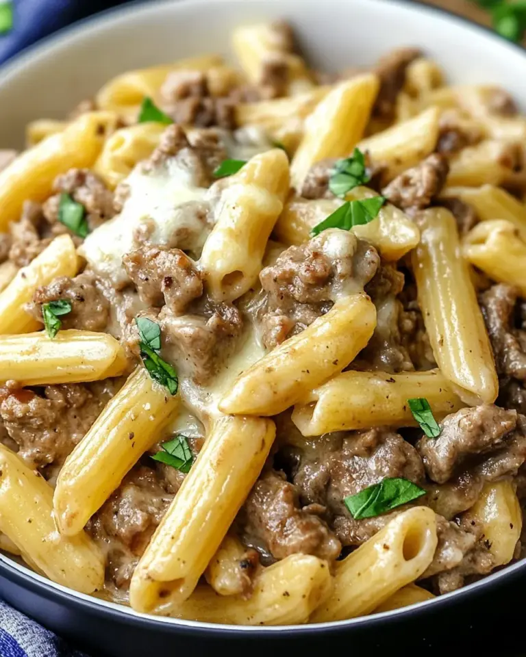 Philly Cheesesteak Pasta