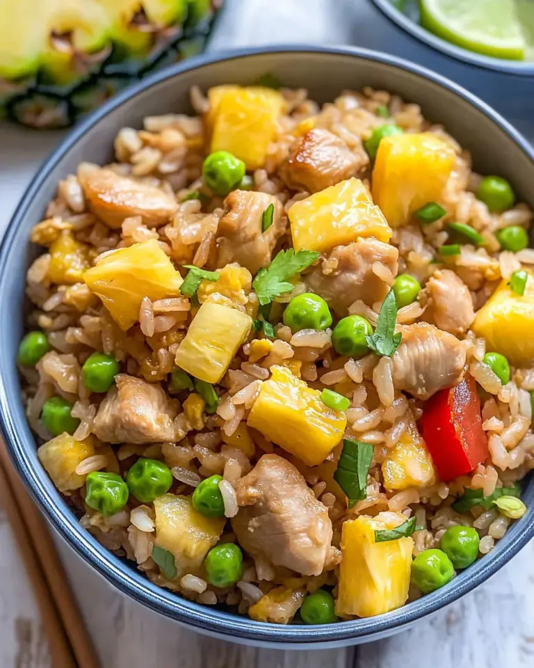 Pineapple Chicken Fried Rice