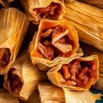 Pork Tamales Rojos