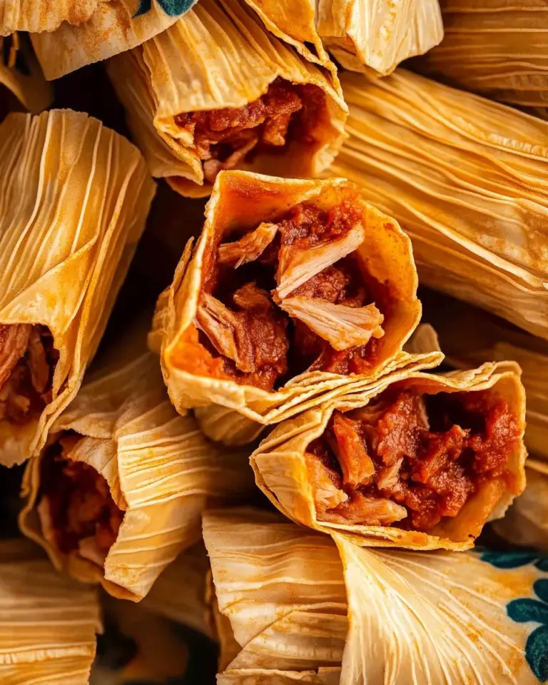 Pork Tamales Rojos