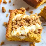 Pumpkin Crumb Cake with Cream Cheese Filling