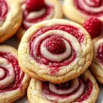 Raspberry Swirl Cookies