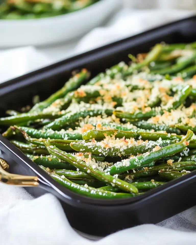 Roasted Parmesan Green Beans