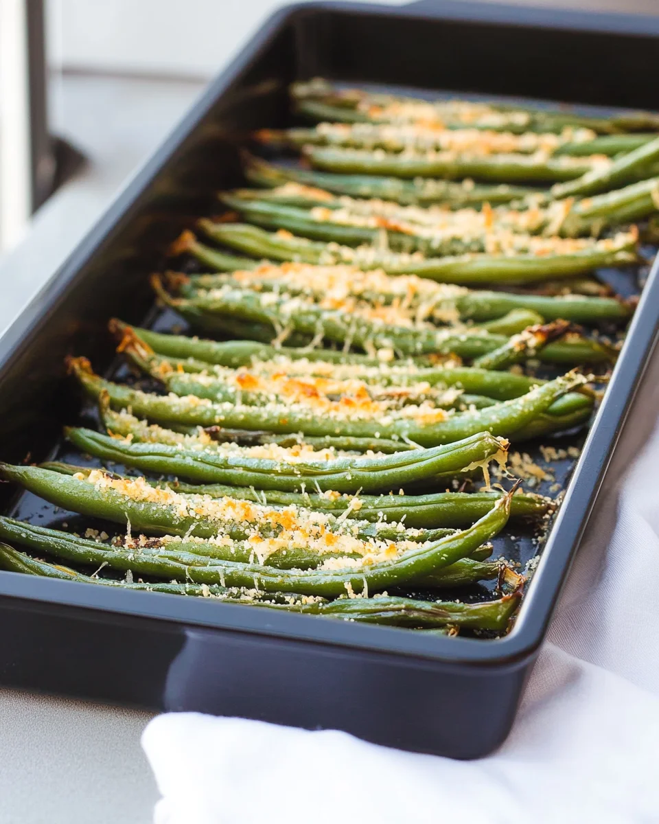 Roasted Parmesan Green Beans 19 Roasted