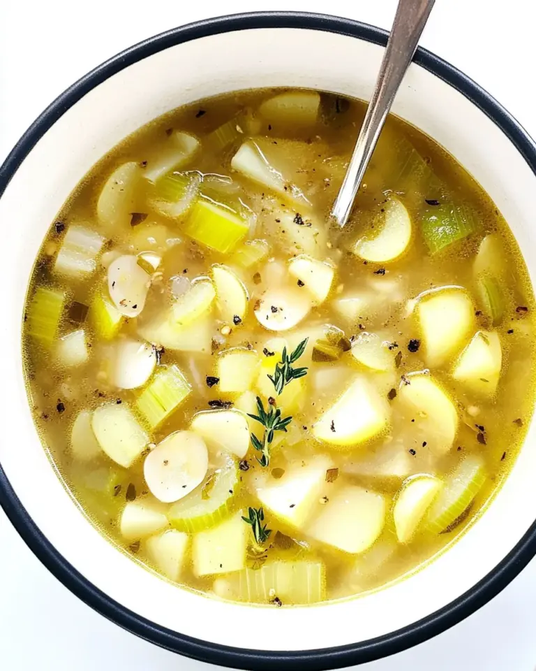 Rustic Potato Leek Soup