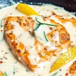 Salmon with Lemon Cream Sauce