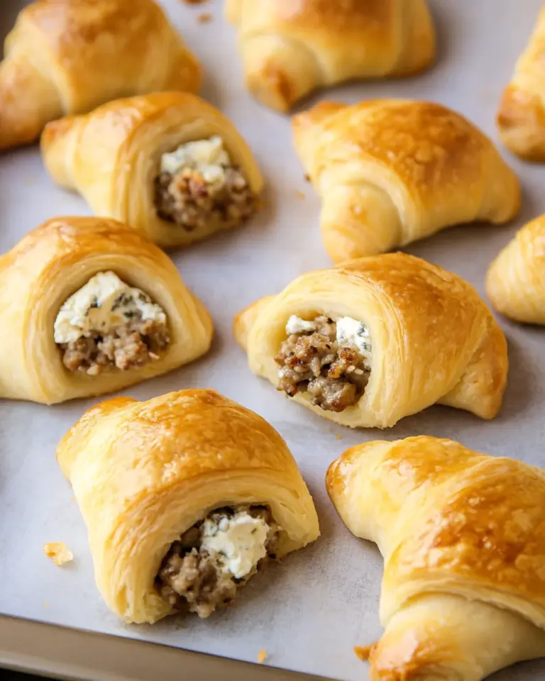 Sausage Cream Cheese Crescent Rolls
