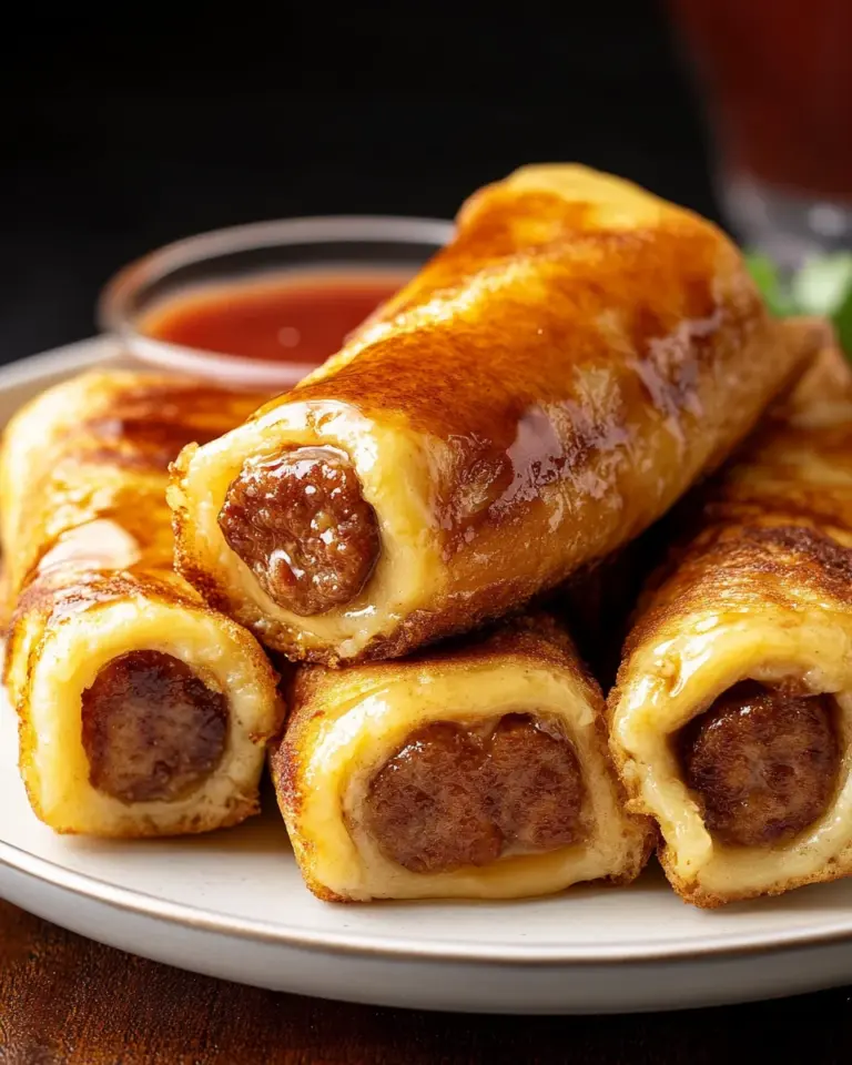 Sausage French Toast Roll-Ups