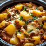 Slow Cooker Cowboy Potato Casserole