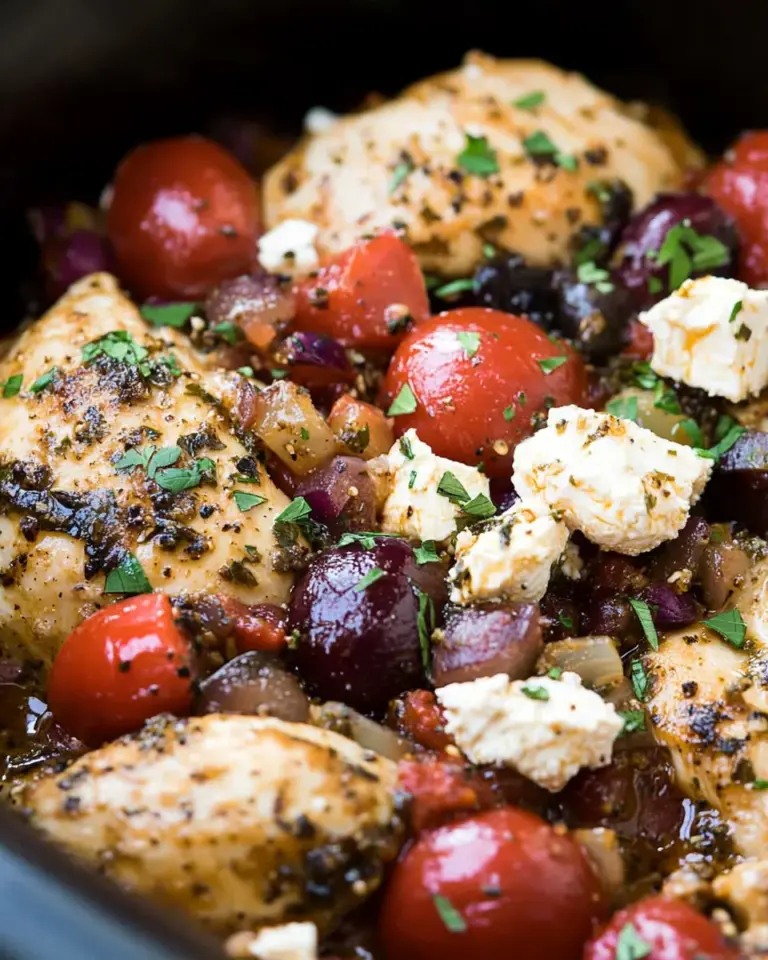 Slow Cooker Greek Chicken