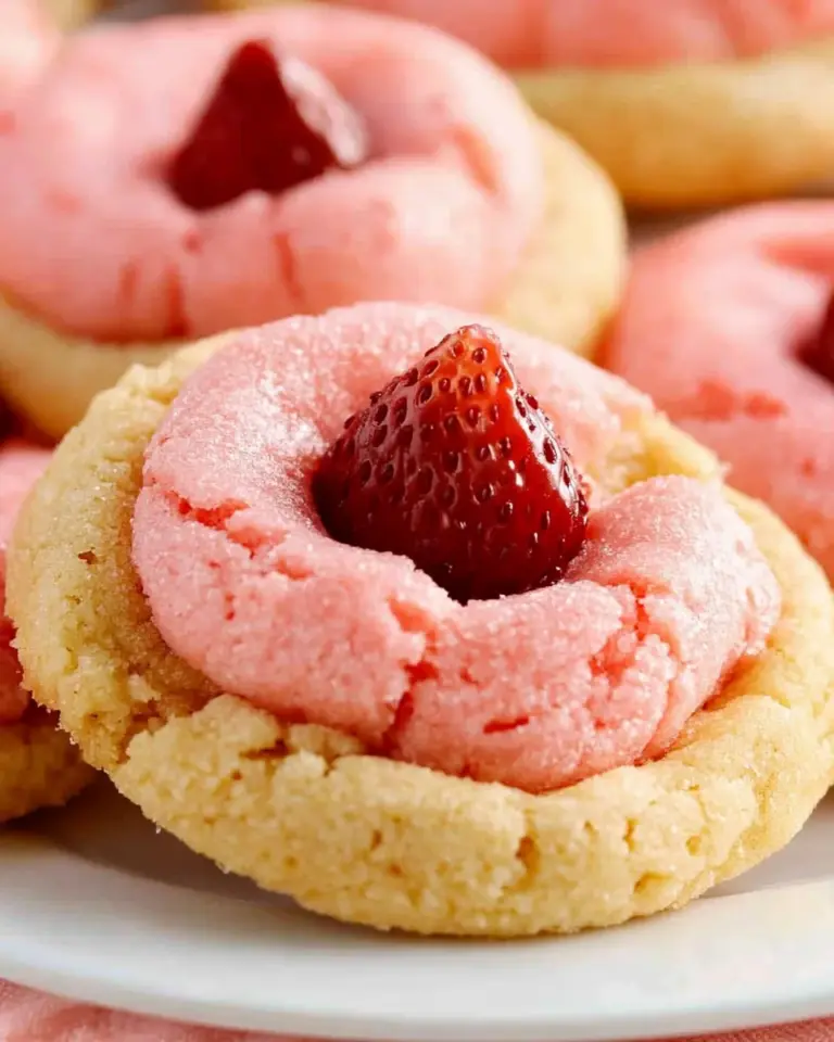 Strawberry Kiss Cookies