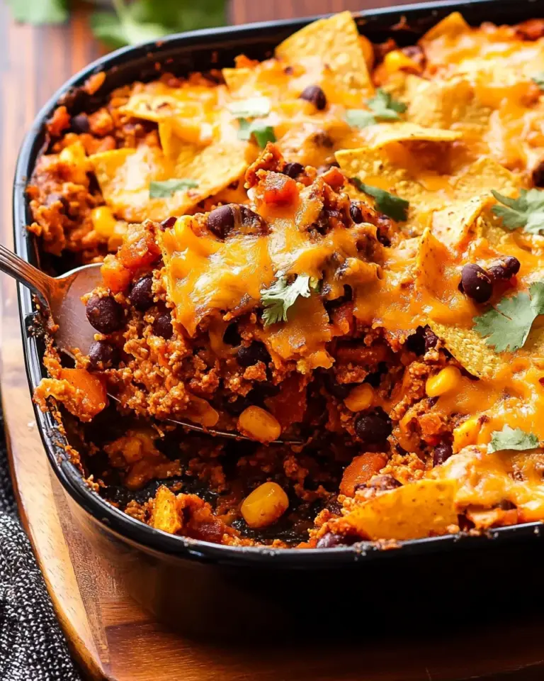 Walking Taco Casserole