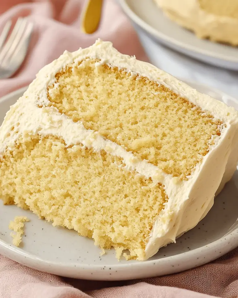 Homemade Vanilla Cake