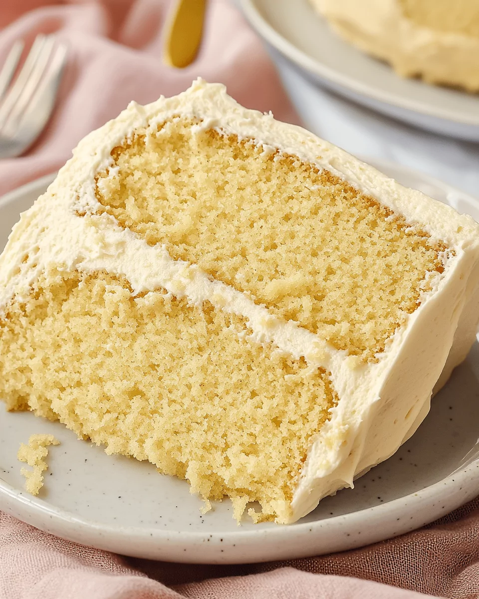 Homemade Vanilla Cake