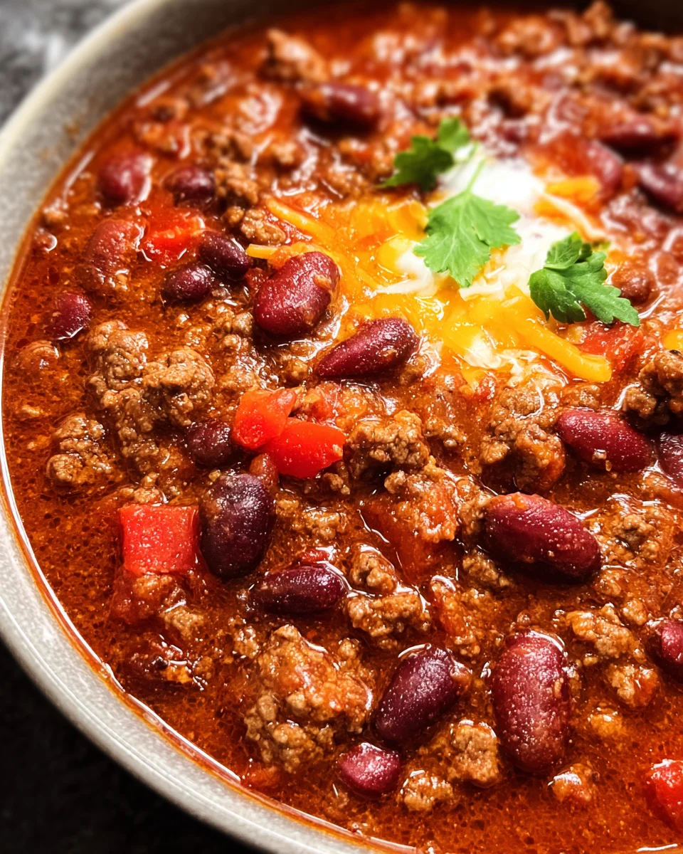 Best Ground Beef Stovetop Chili