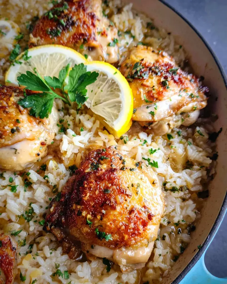Crock-pot Lemon Chicken and Rice