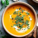 Easy Butternut Squash and Sweet Potato Soup