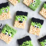 Frankenstein Halloween Rice Krispie Treats